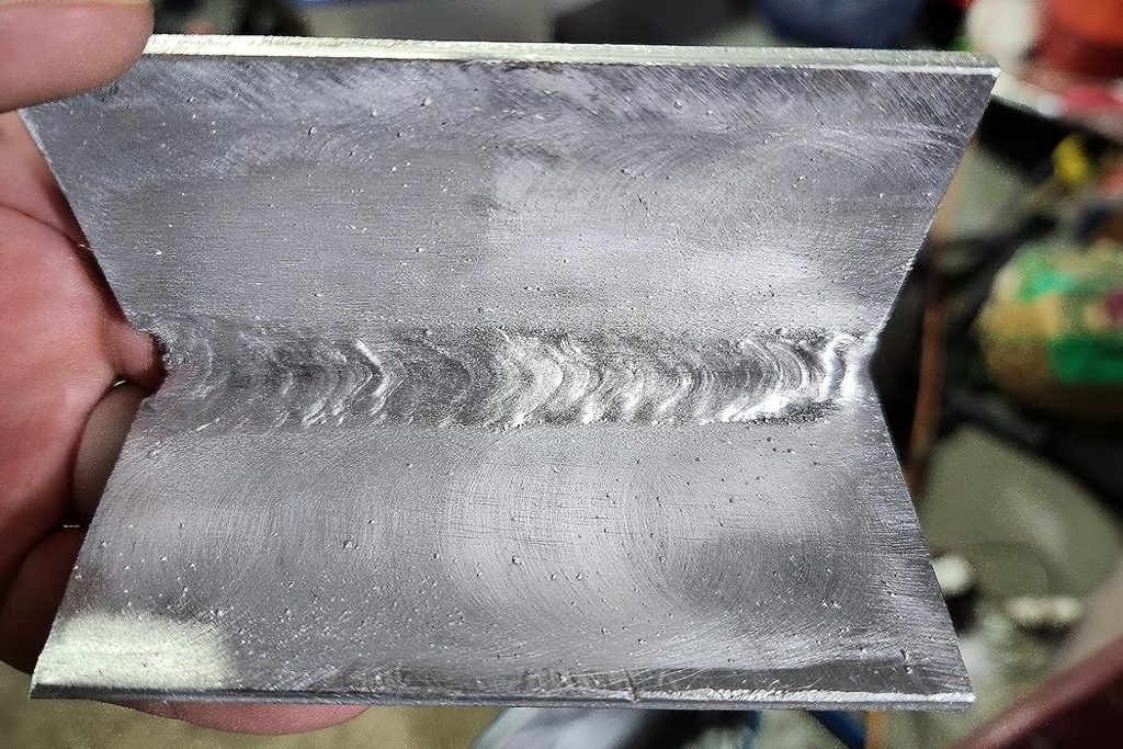 Hzxvogen 250A MIG Welder aluminum weld example
